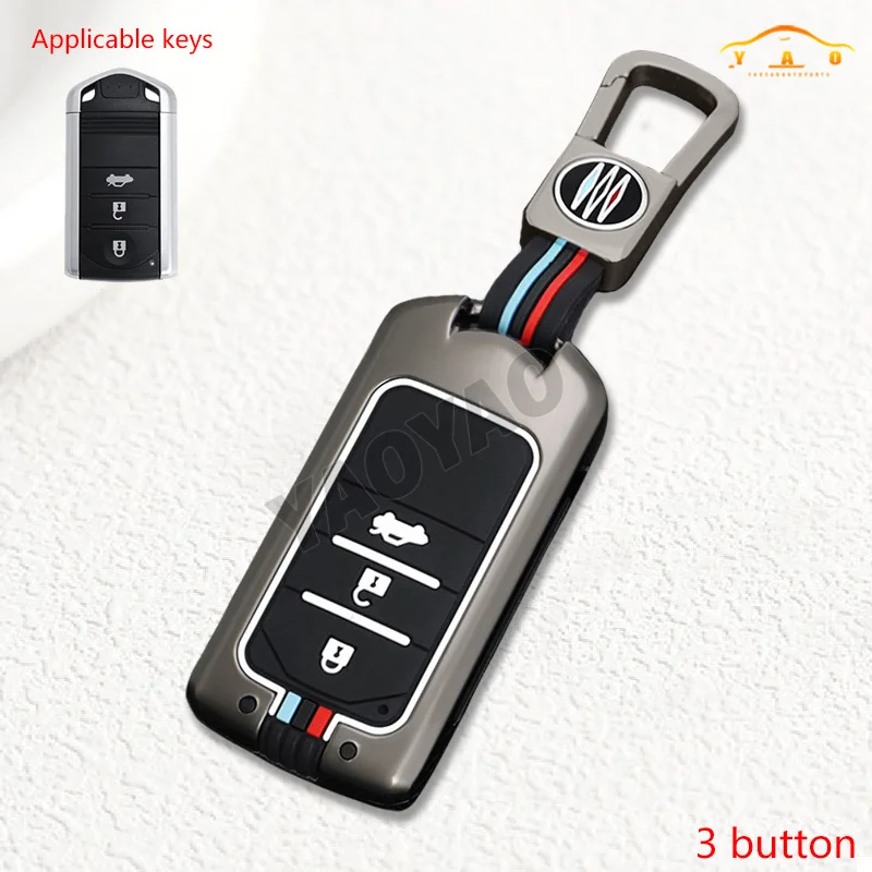 

Ziny Alloy Silicone Key Case For Acura TL RDX ILX 2009 2010 2011 2012 2013 2014 2015