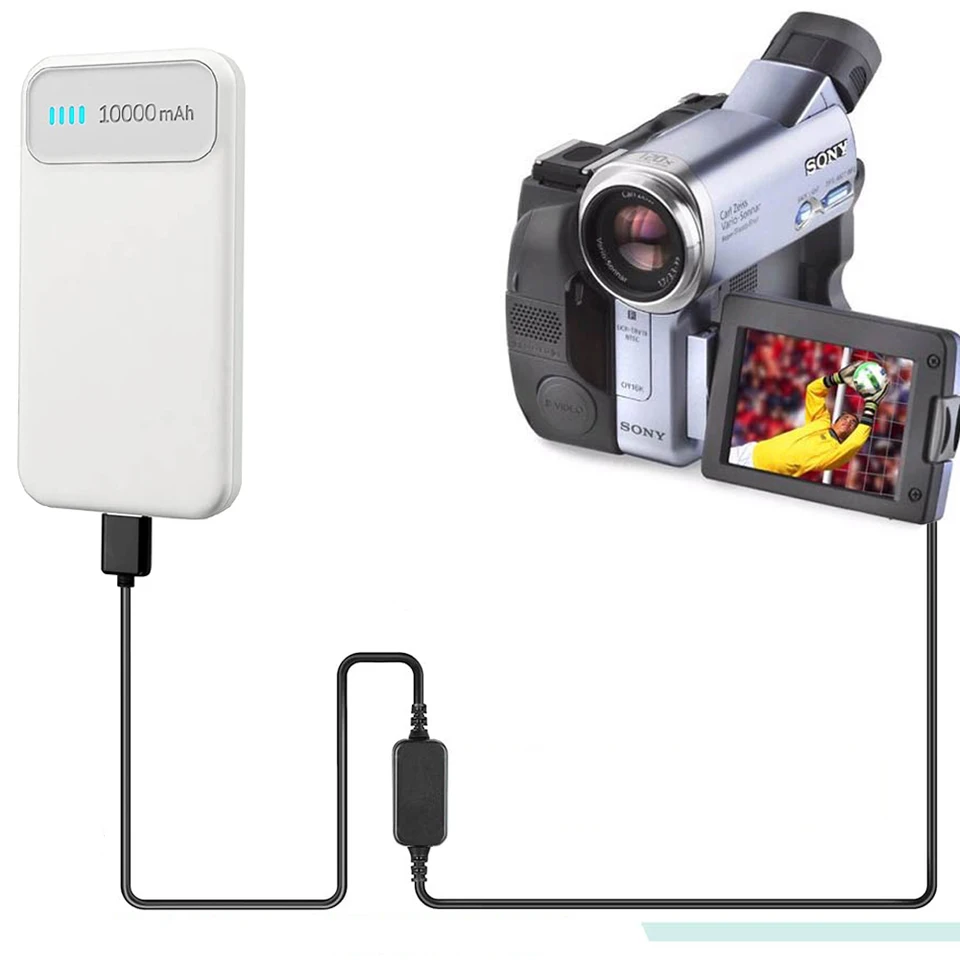 5v USB AC-L100ドライブケーブル,Sony Handcam AC-L10A AC-L15A AC