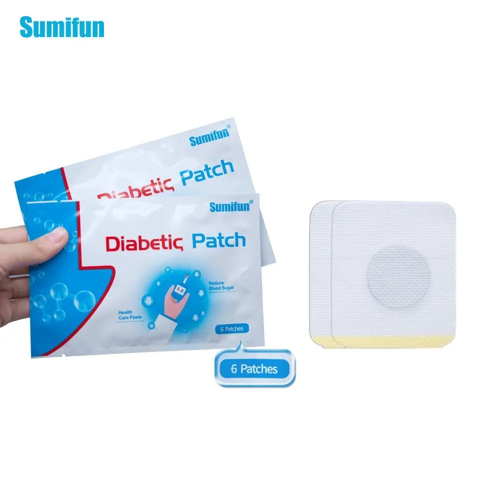 6/12/30pcs Dropshipping Sumifun Diabetic Patches Stabilizes Blood Sugar Balance Glucose Content Natural Herbs Diabetes Plaster