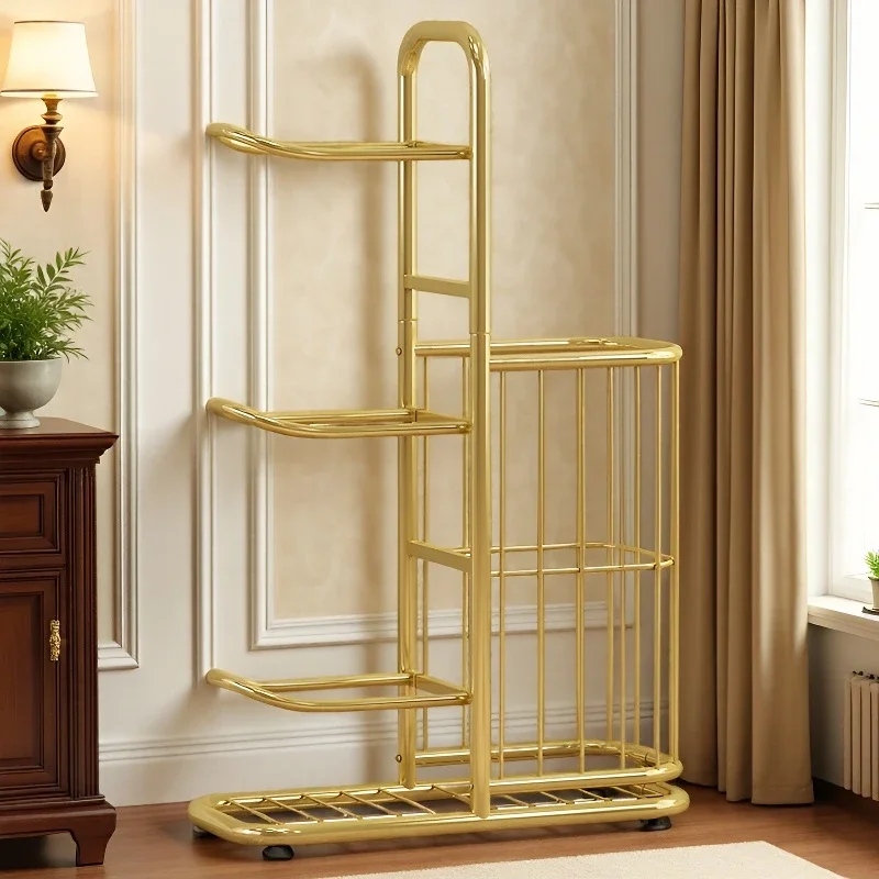 Basketball storage rack Multifunctional yoga mat storage basket Fitness sports equipment Badminton racket rack