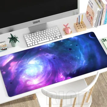 Mouse Pad Space Large Gaming Mousepad Desk Mat XXXL Mouse Pad 31.4x11.8in Rubber Desk Pads Design Table Carpet Mousepads