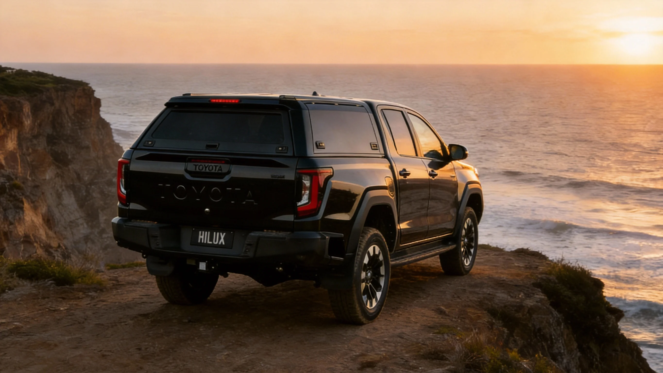 Factory Direct Work Pickup Topper Scratch-Resistant Heavy-Duty Canopy for Ram 1500 & TOYOTA's HILUX  (Slant Back + Pedal)