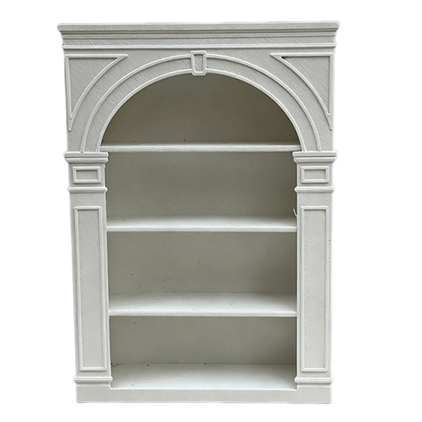 Mini Dollhouse Display Shelf Book Storage Organizer Furniture 1 12 Scale Library