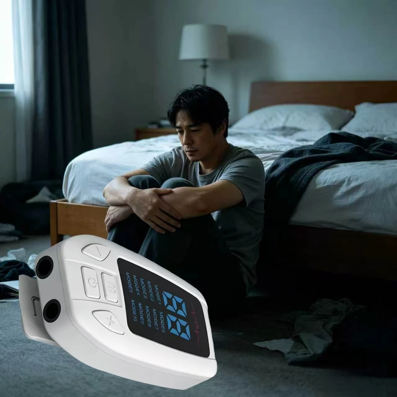 Home Professional CES Brain Stimulation Apparatus, Sleep Quality Improvement Tool for Insomnia, Anxiety Relief and Stress Device