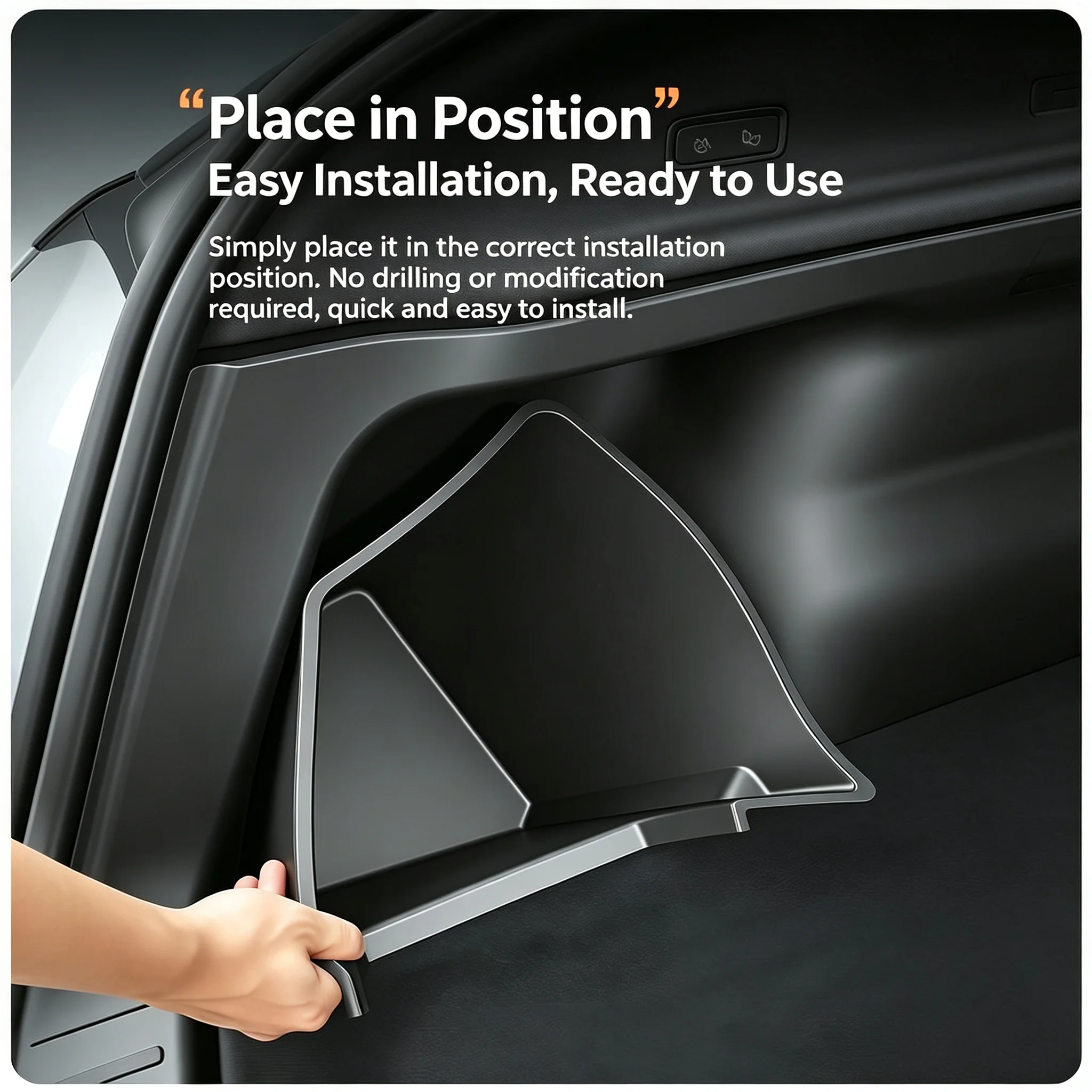 For Tesla Model Y Juniper 2025+ Rear Left Right Trunk Side Storage Box Organizer Tidying Packet Interior Car Accessories