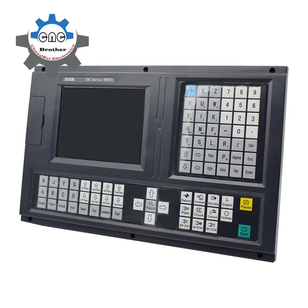 SZGH-CNC990TDc-2 axis lathe controller, CNC1000TDc-2 axis lathe controller with C panel