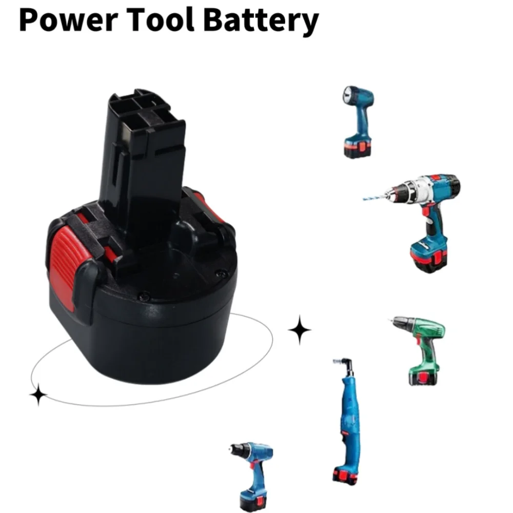 BAT048 9.6V 4.8/6.8/9.8/12.8Ah NI-MH Rechargeable Battery Power Tools Battery for Bosch PSR 960 BH984 BAT048 BAT119 L50