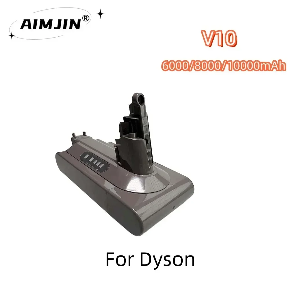 

25.2V For Dyson V10 Replacement Battery 6.0/8.0/10.0Ah Lithium Ion Battery Compatible with Cyclone Animal Cordless Vacuum Clea