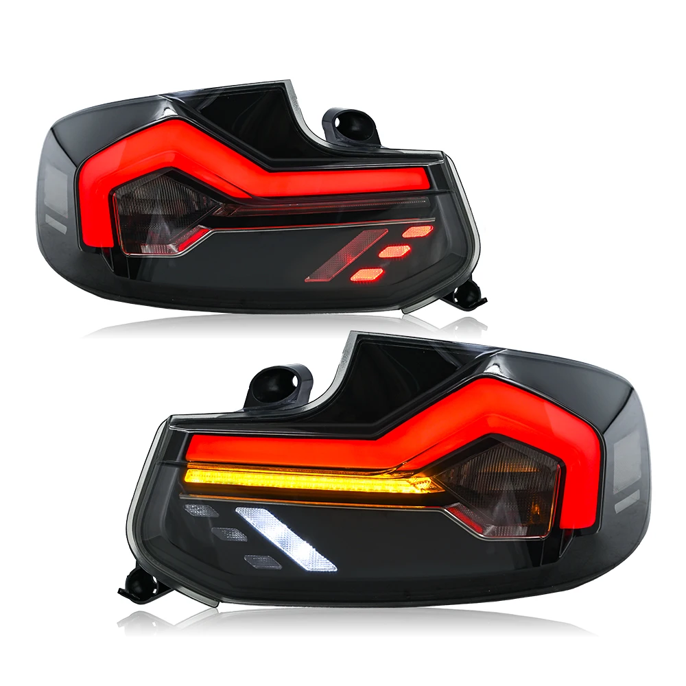 

LED GTS Smoked Lens Tail Lights For 2014‑2021 BMW 2 Series F22 F23 F87 M2 Rear Lamps Assembly Direct Seamless Replacement