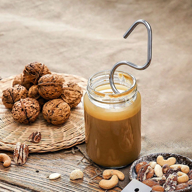 Natural Peanut Butter Stirrers Stainless Steel Mixer Gadgets Stirrer And Scraper For Mixing Various Butter Peanut Almond