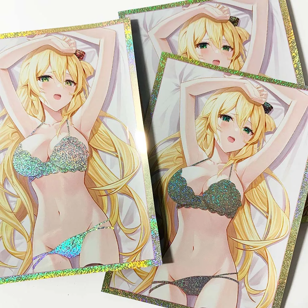 50PCS 63X90mm Japanse Grootte Trading Card Sleeves Afdrukken Anime Card Sleeves Perfect Fit YGO Card Gift speelgoed