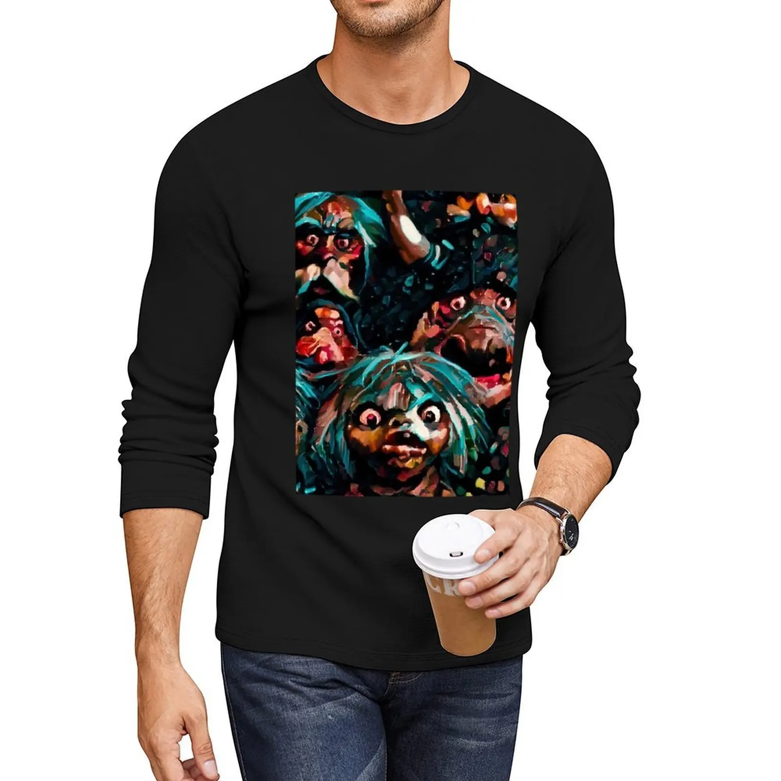 

Labyrinth Goblins Long T-Shirt Tee shirt quick drying shirt boys white t shirts quick-drying t-shirt slim fit t shirts for men