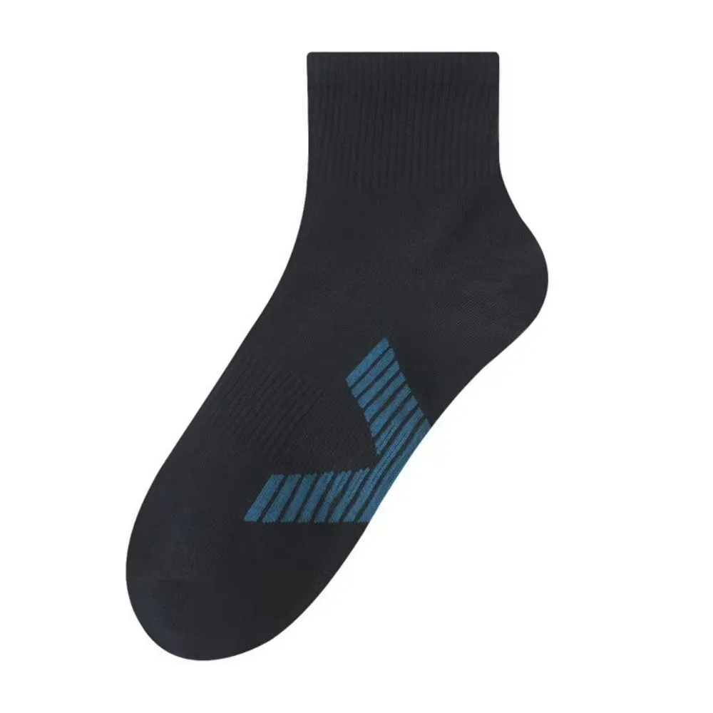 

Comfortable Breathable Men's Socks Cotton Sweat Absorption Sports Socks Stripe Pattern Athletic Socks Sports Activities