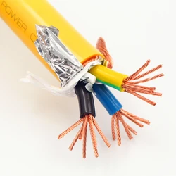 Grey Knight 5N OFC Audio High Fidelity Power Cord 13mm/17mm/19mm High Capacity High Current Power Cord for Fever Users