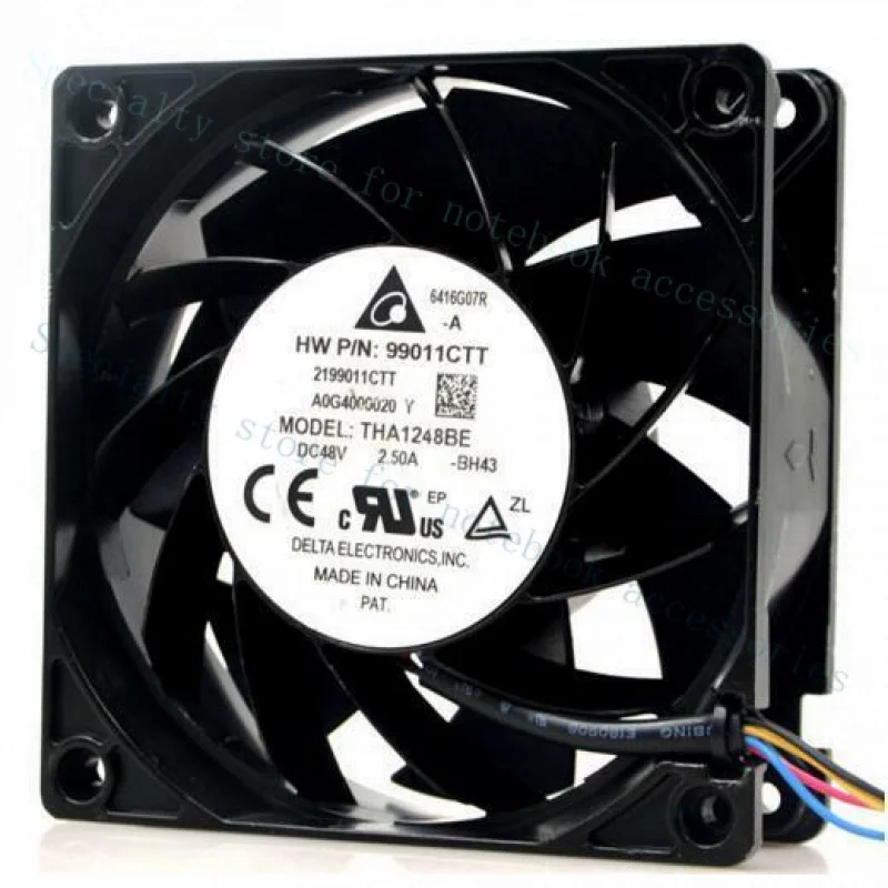 A+ Delta THA1248BE 12038 120x120x38mm DC 48V 2.5A 12CM 4-Line Fan