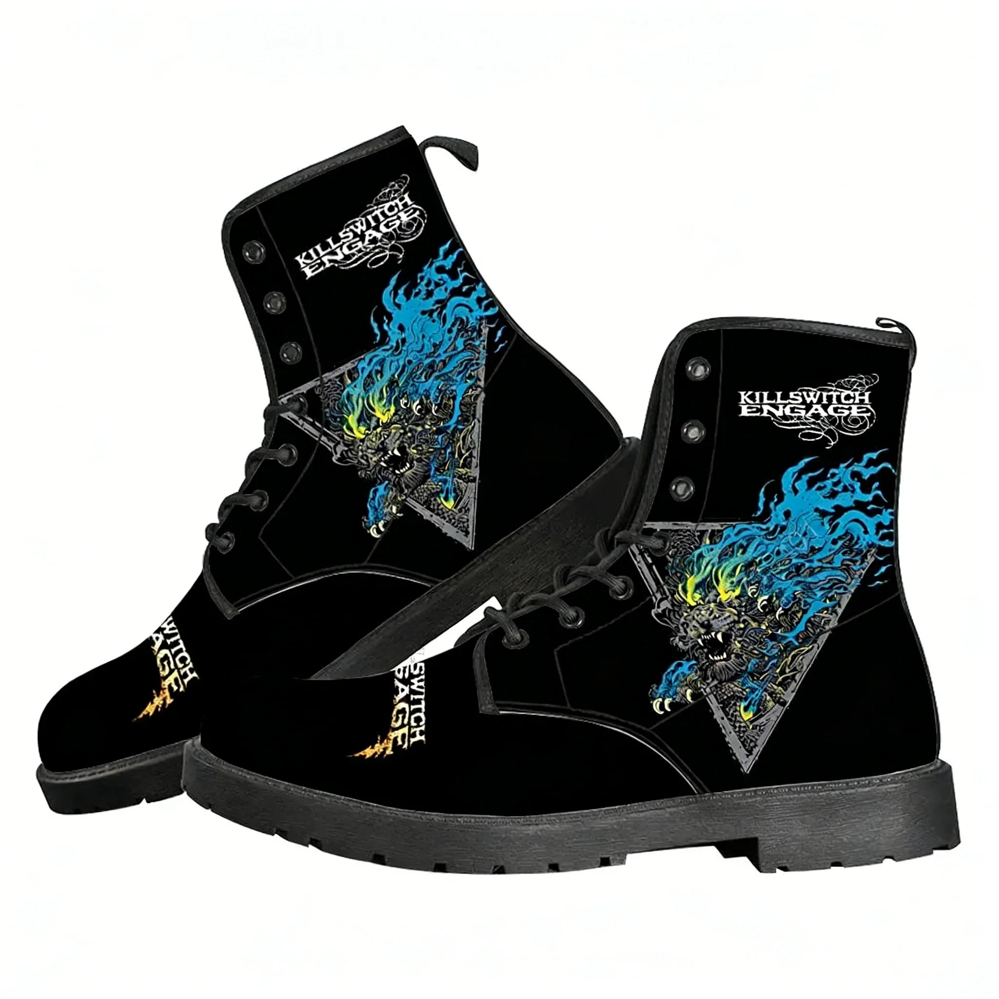 Killswitchs Engages Band Casual Boots Mens Womens Teenager Shoes Retro Street 3D water proof Boot Outdoor Customize Made Boots