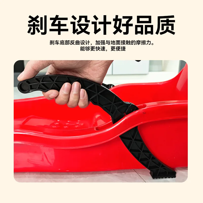 연결 가능한 디스크 내구성 냉기 저항 저렴한 야외 스포츠 플라스틱 눈썰매 더블