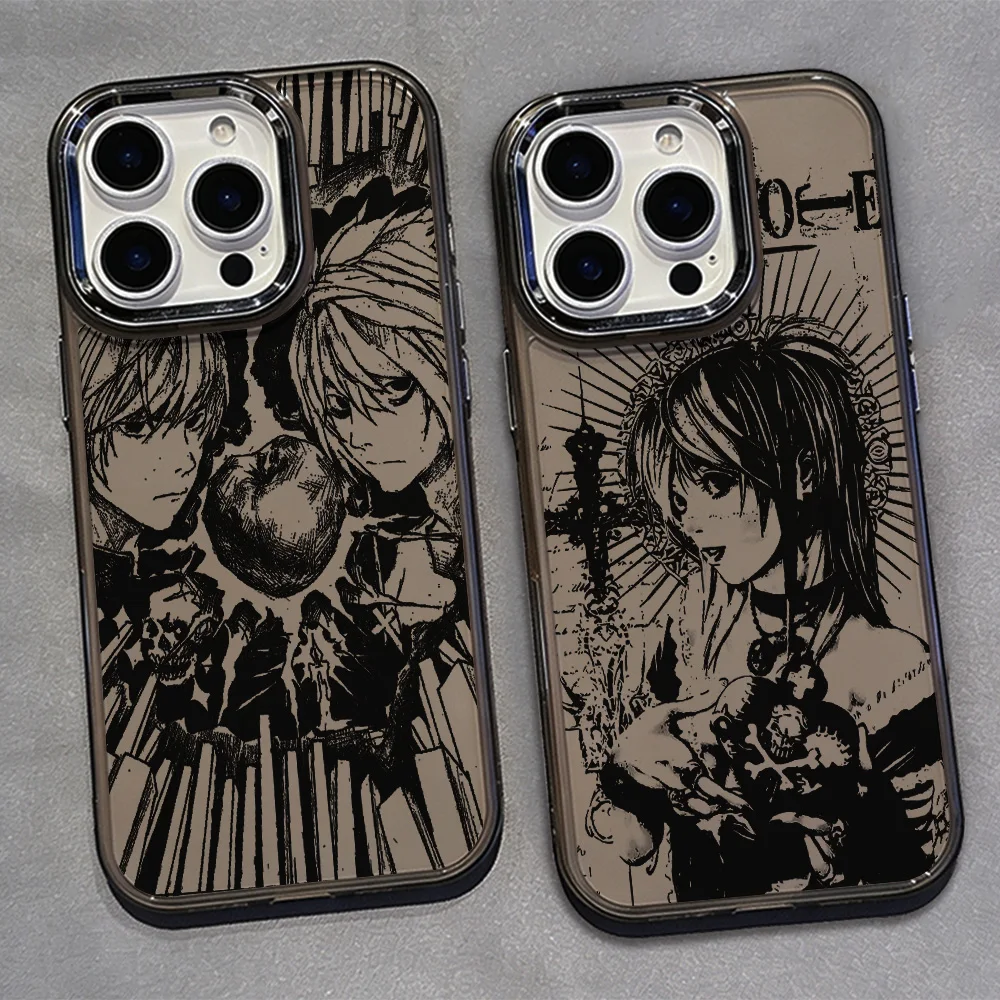 Line Anime Death Note Handyhülle für Samsung Galaxy S25 S24 S23 S22 S21 S20 Note20 FE Ultra Edge Plus 4G 5G Weiche Schutzhülle