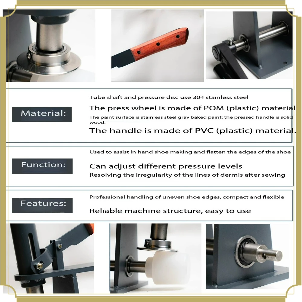 Factory direct sales bottom edge flattening machine shoe tool shoe machine manual shoe material