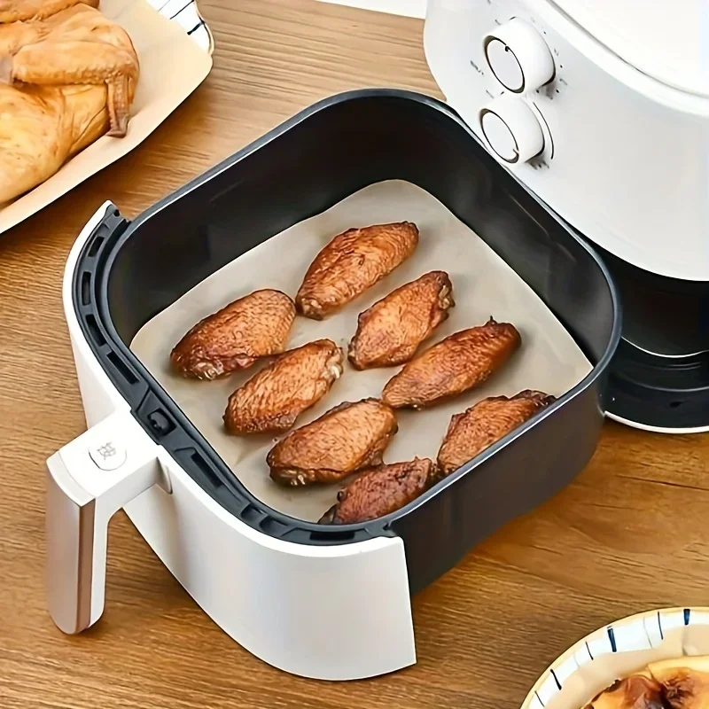 Air Fryer Liners, Non-Stick Paper Sheets for Baking, Roastin