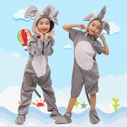 Children's New COS Elephant Animal Costume Children's Day Stage Performance Costume Halloween Drama Performance Costume