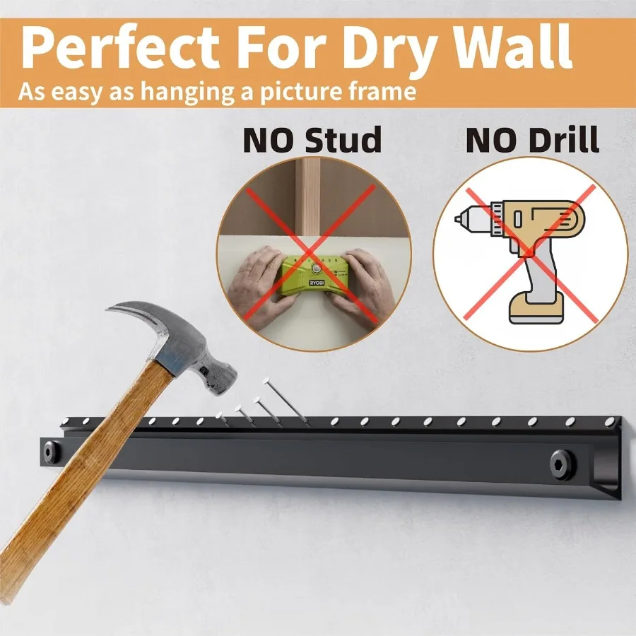 3Set Studless TV جدار جبل الثقيلة دريوال التلفزيون قوس شماعات ل 3275 بوصة شاشة مسطحة التلفزيون لا مسمار لا الحفر لا المراسي سهلة #5