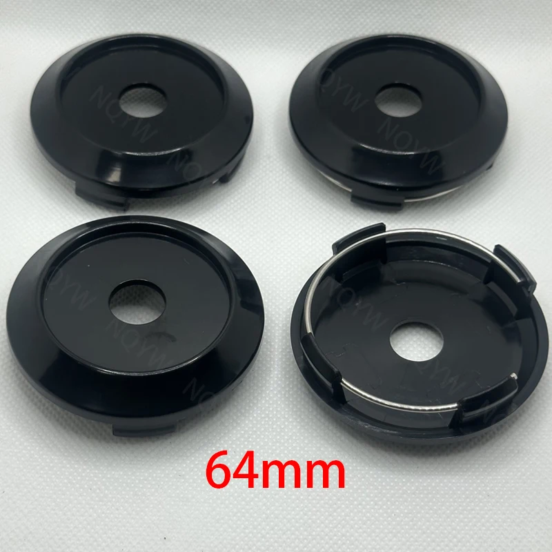 4 unids/set 64mm tapas de cubo de centro de rueda de coche ABS sin logotipo para rayos TE37 ZE40 VOLK Advan Racing XXR Work Emotion Vossen llantas cubierta de cubo