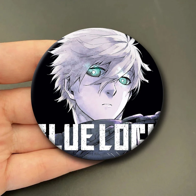 Anime Blue Lock Brooch Pin Cosplay Isagi Yoichi Bachira Meguru Handmade Badge Brooches Backpack Decor Accessories Jewelry Gift