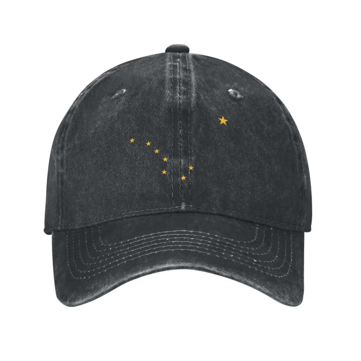 Alaska State Flag Baseball Cap Rave summer hat Beach Outing black For Men Women's