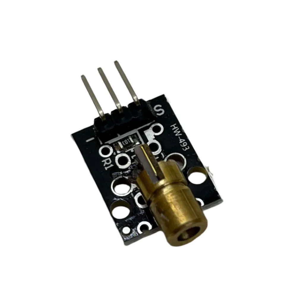 1-50 PCS KY-008 650nm Laser Sensor Module 6mm 5V 5mW Red Dot Diode Copper Head for Arduino Transmitter Module