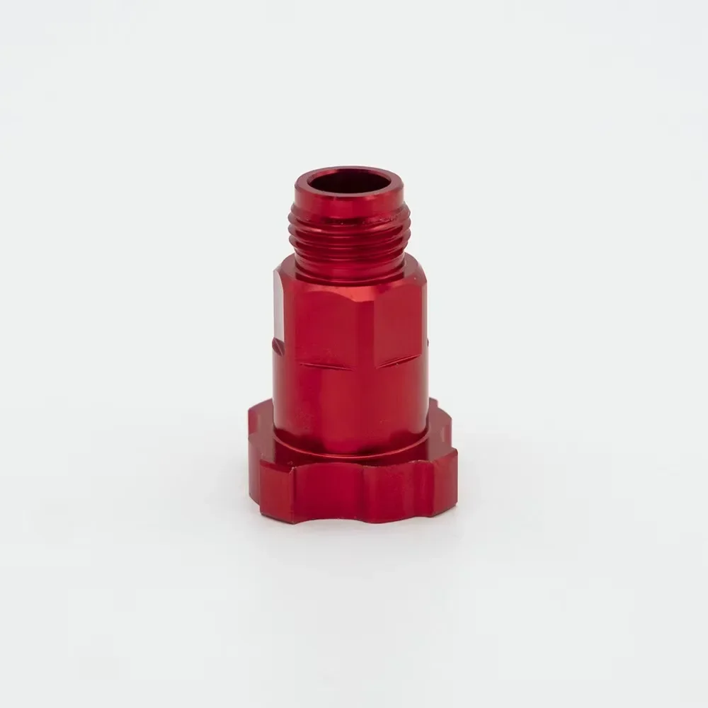 Imagem -04 - Spray Gun Cup Adapter para Pistola de Pulverização Copo de Medição Descartável Suntool Outlet Vermelho Pps 16x1.5 14x1