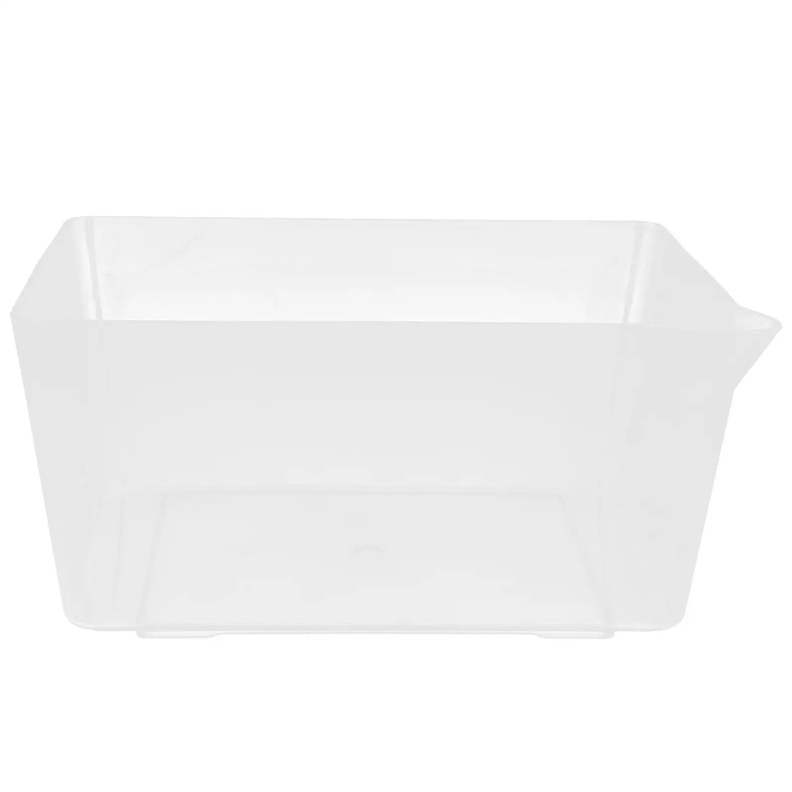 2Pcs Acrylic Weighing Tray Transparent Scale Tray Rack for Electronic Scale Kidney Shape Baking Measuring Cup Food Pan