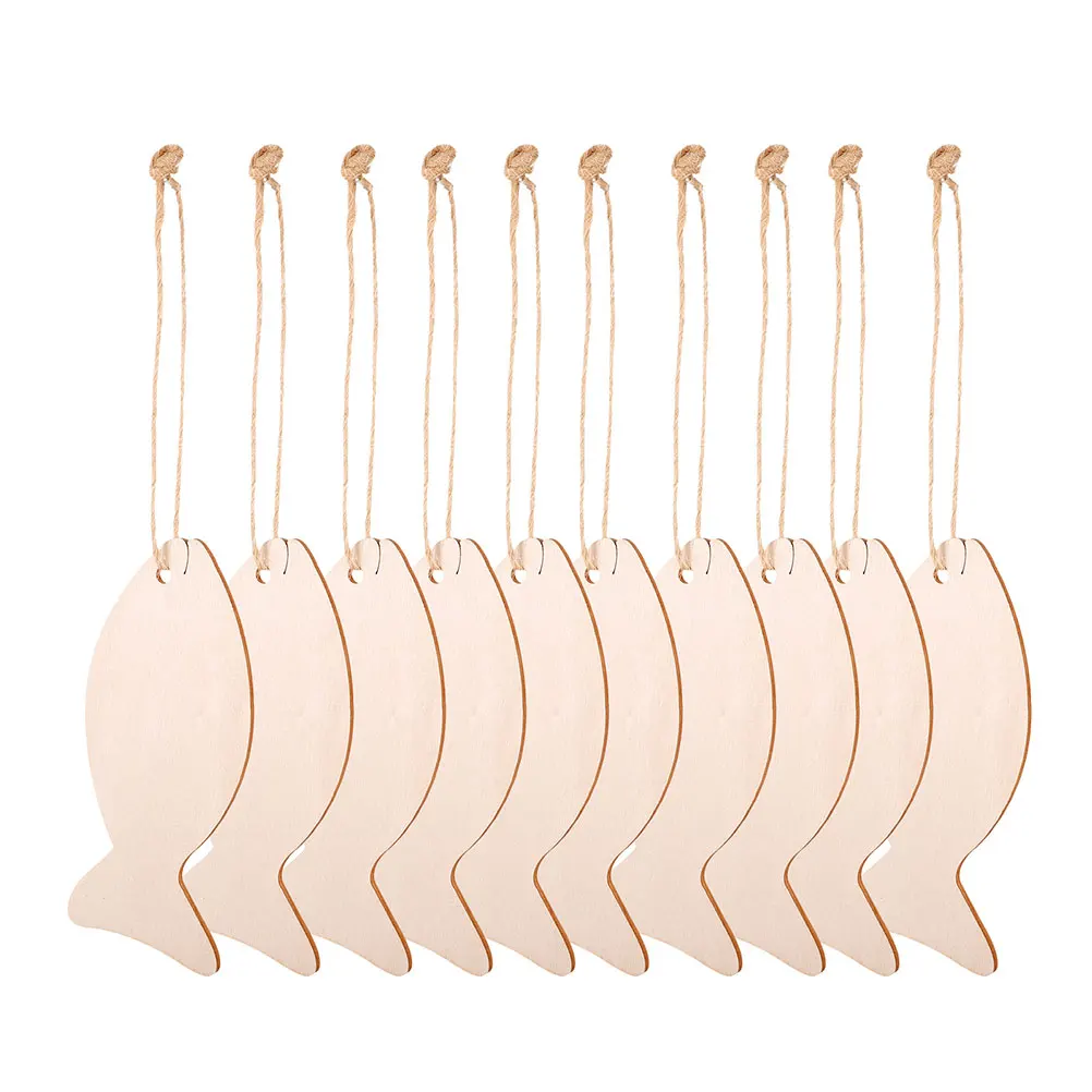 

64pcs Wooden Cutouts Unfinished Unfinished Animal Wooden Craft Shapes Durable Wood Diy Tags Wall Hanging Decorations Beige