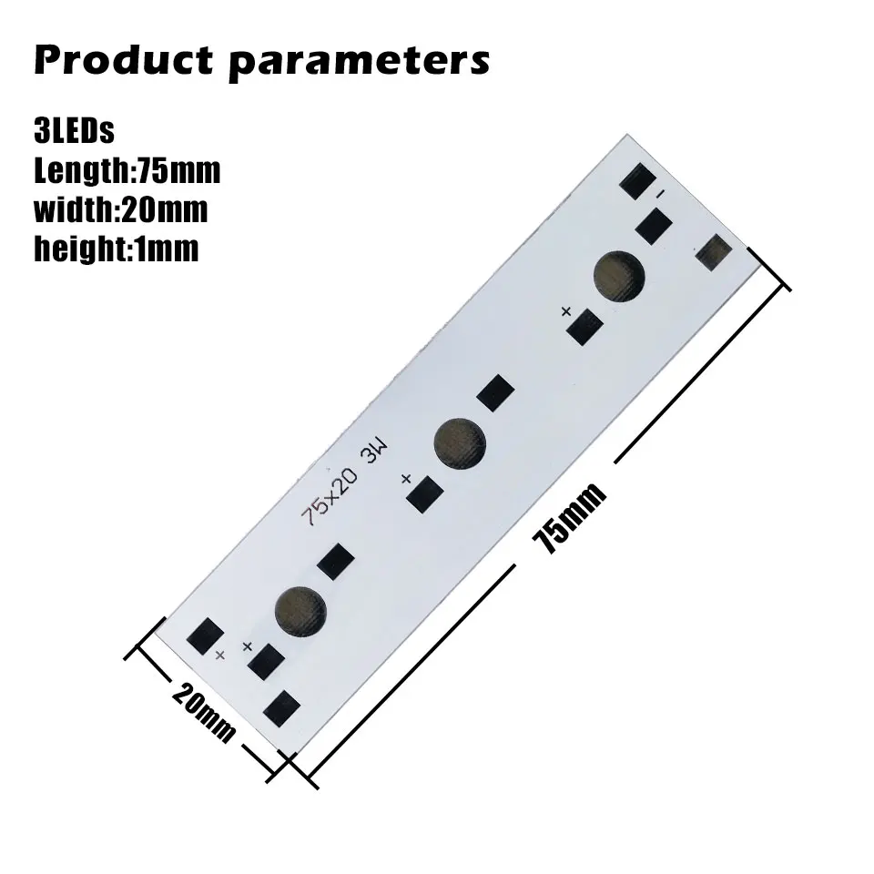 10PCS 100 300 400 LED Aluminum Base Plate 4 12 20 24 40W  With 1W 3W 5W Watt Light Beads High Power LED Strip Aluminum Substrate