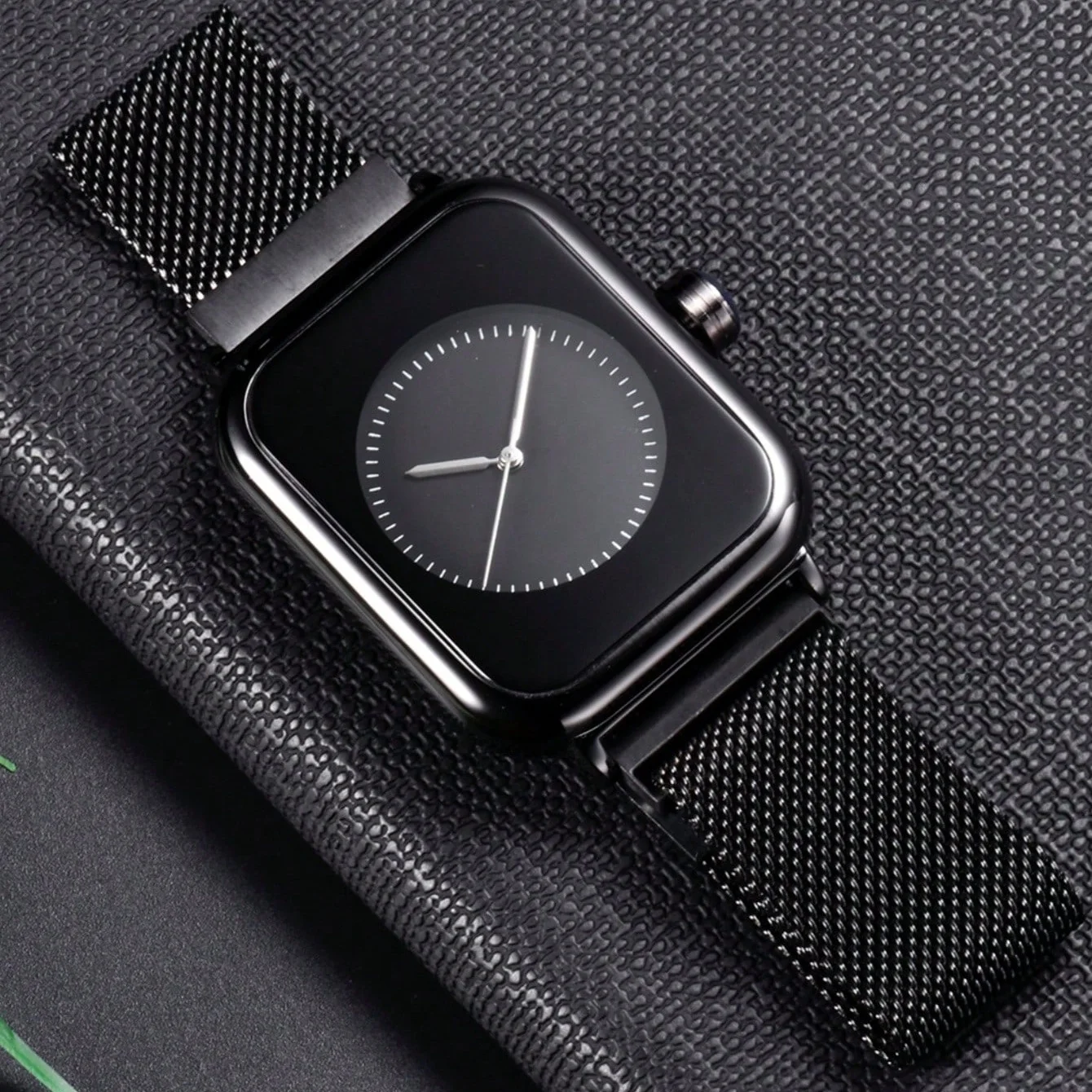 

Ремешок из нержавеющей стали, деловые повседневные простые кварцевые часы