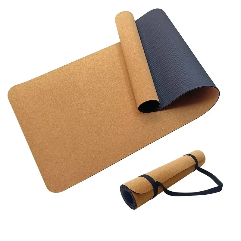 

Eco No Smell Thick Exercise Mat Natural Organic Material For Home Yoga Fitness