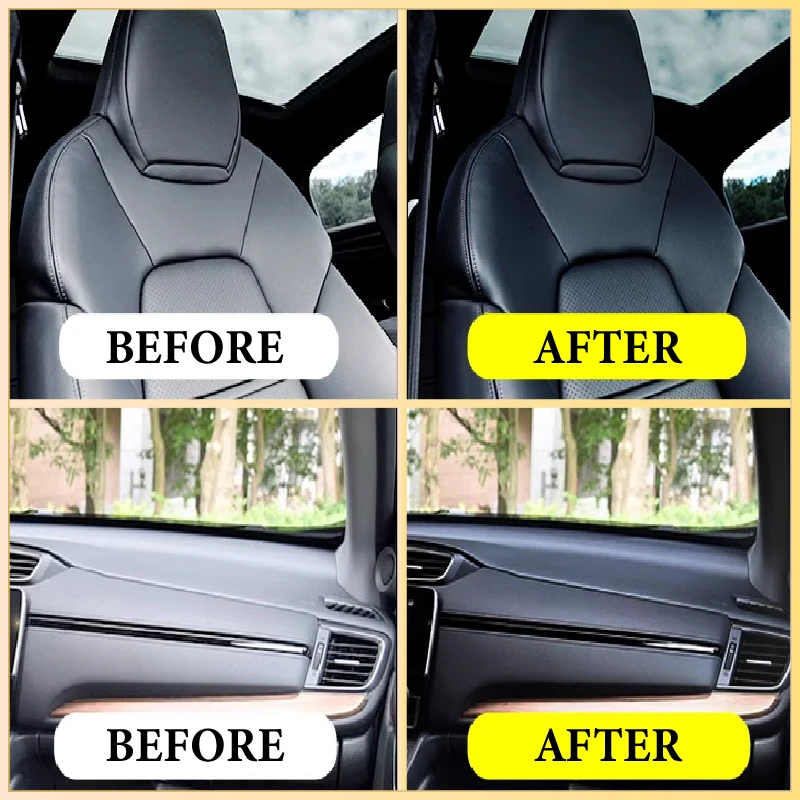 Car Interior Detailer AIVC-B Nano Refurbish Agent Car Interior Retreading Spray Rinse-free Plastic Parts for Car Seat Dash Board