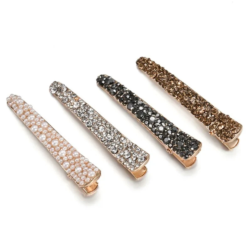 Fashion Bling Crystal Hairpins Hair Clip Headwear for Women Girls Rhinestone Hairpins Barrette Styling Tools Hair Accessories