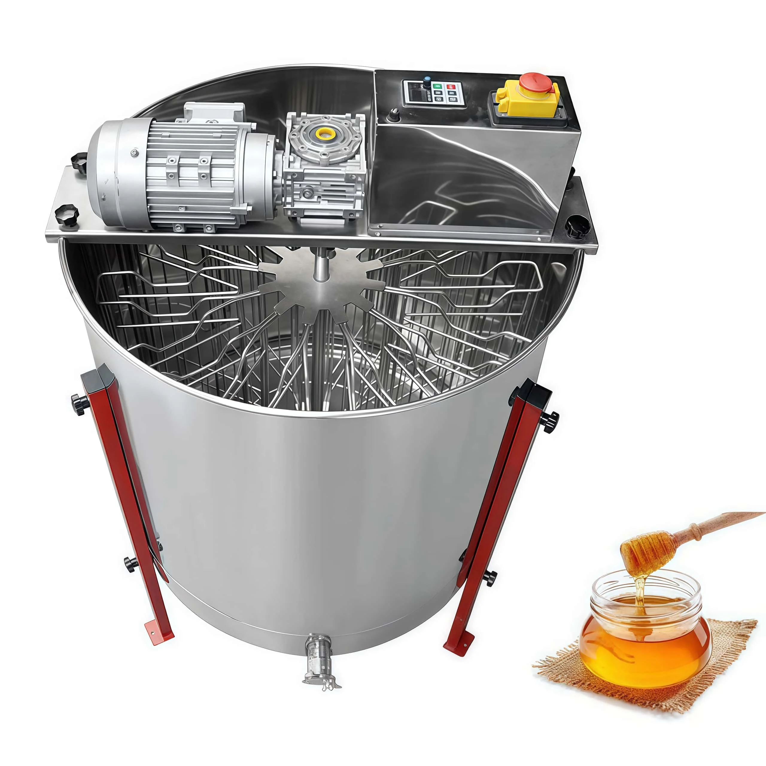 12 24 Frames Electric Honey Extractor Centrifugal Processing Refining Machines on Sale Honey Processing Equipment for Beekeeping