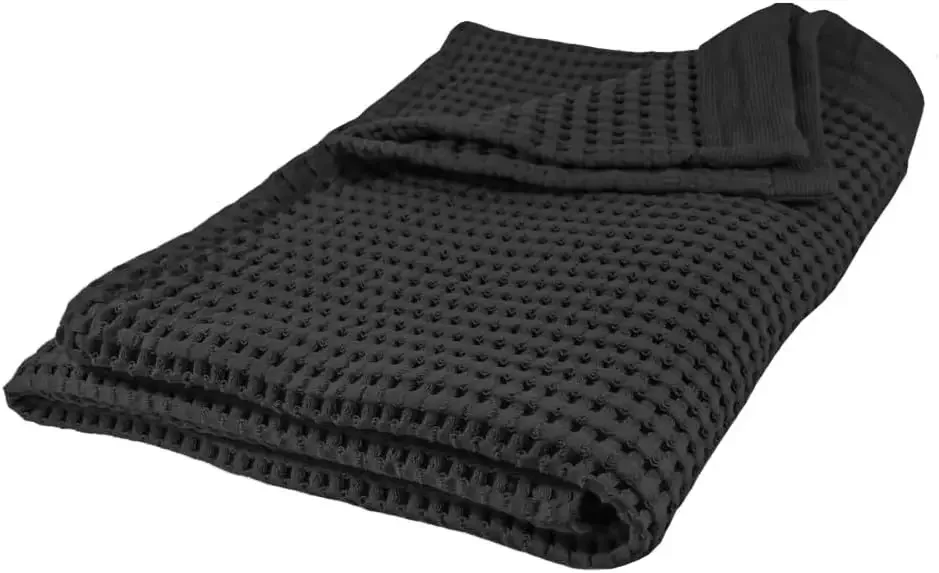 

Towel quick-drying thin bath towel 40x80 oversized adult bathroom with modern style (faded black)