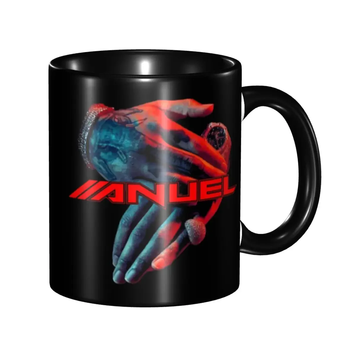 Personalized Anuel AA Rapper Mug DIY Ceramic Tea Milk Coffee Cups