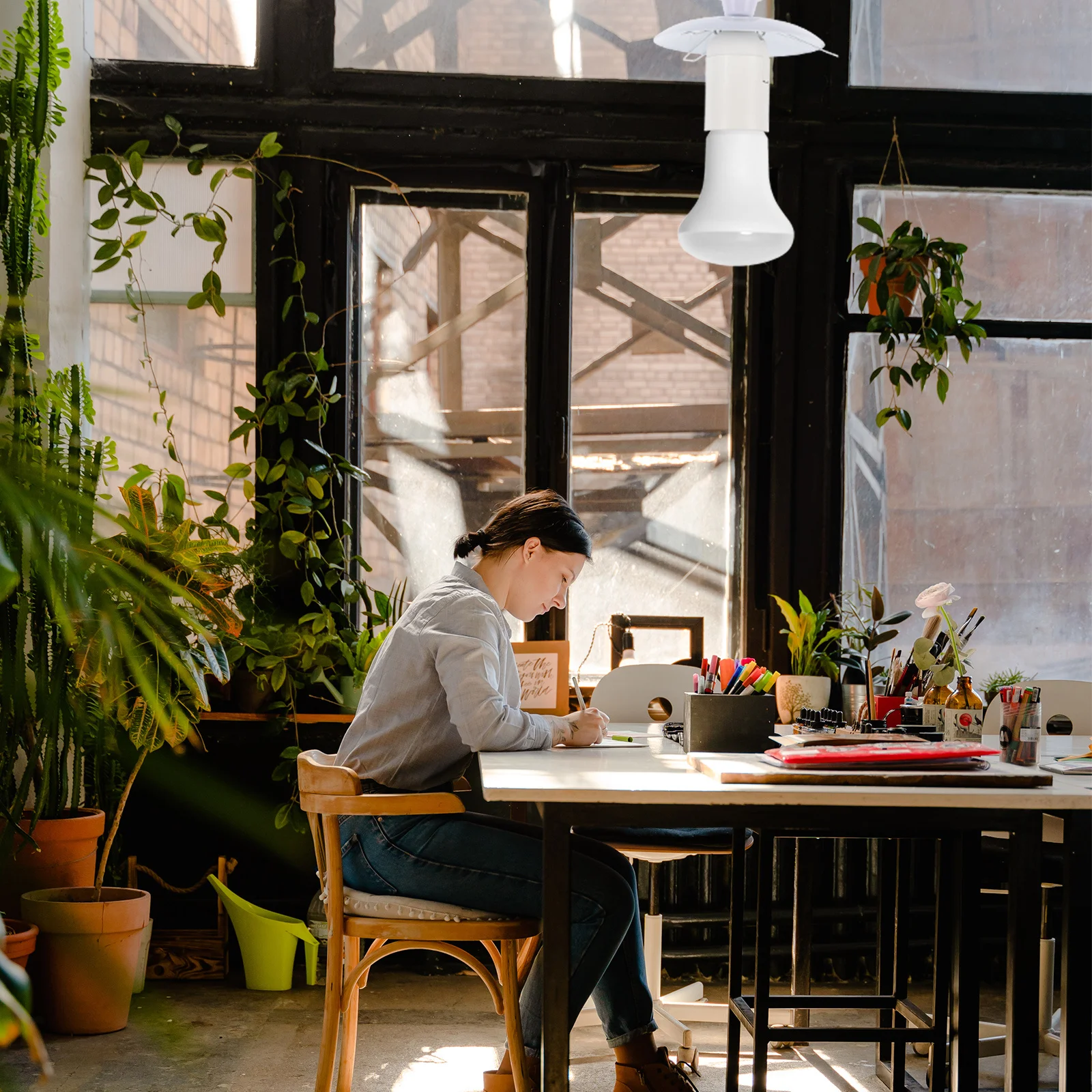 

E27 to E27 Socket Extender Lamp Holder Adapter Industrial Style Light Socket Extension Screw Bulb Base Converter for Hallway