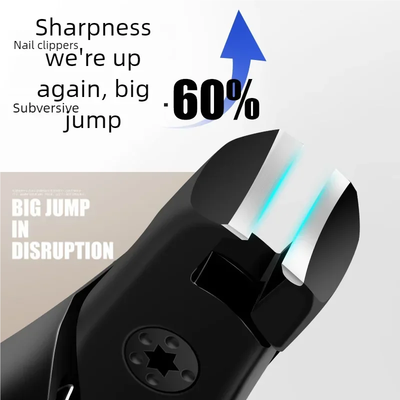 Xiaomi Youpin مقص أظافر كبير مفتوح لتشذيب الأظافر، أظافر سميكة لكبار السن، مقص أظافر منزلي فردي متين