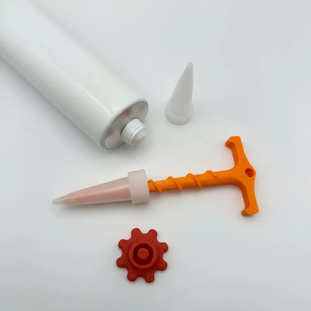 Prevents Drying Sealant Nozzle Cleaner Handy DIY Tool Plastic Glass Glue Sealing Cap Portable 3D Printing Sealant Nozzle Dredge