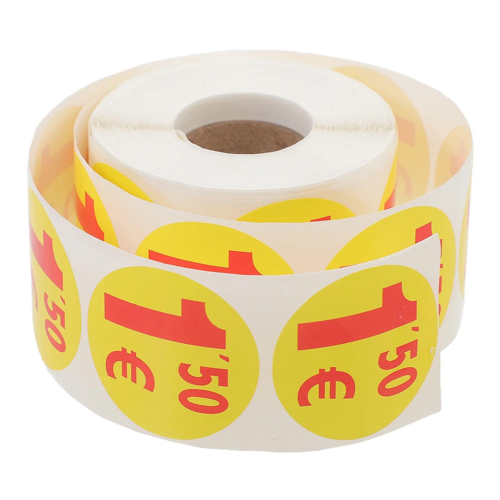 

1 Roll Assorted Color Price Marker Labels Sticky Round Pricing Tags for Market Sale Shop Display Advertising Promotion Tool