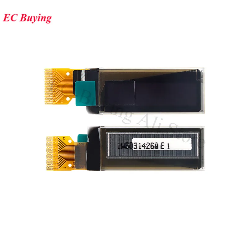 Módulo OLED de 0,91 pulgadas pantalla de 0,91 "blanco/azul/amarillo 128X32 módulo de pantalla LED LCD interfaz IIC I2C SPI SSD1306 para Arduino