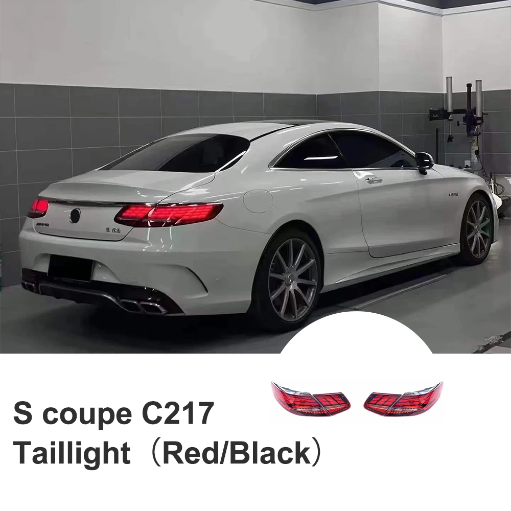 Car Tail Lights For S-Class Coupe  W217 C217 S400 S450 S500 LED Taillights DRL Brake Light Auto Accessories