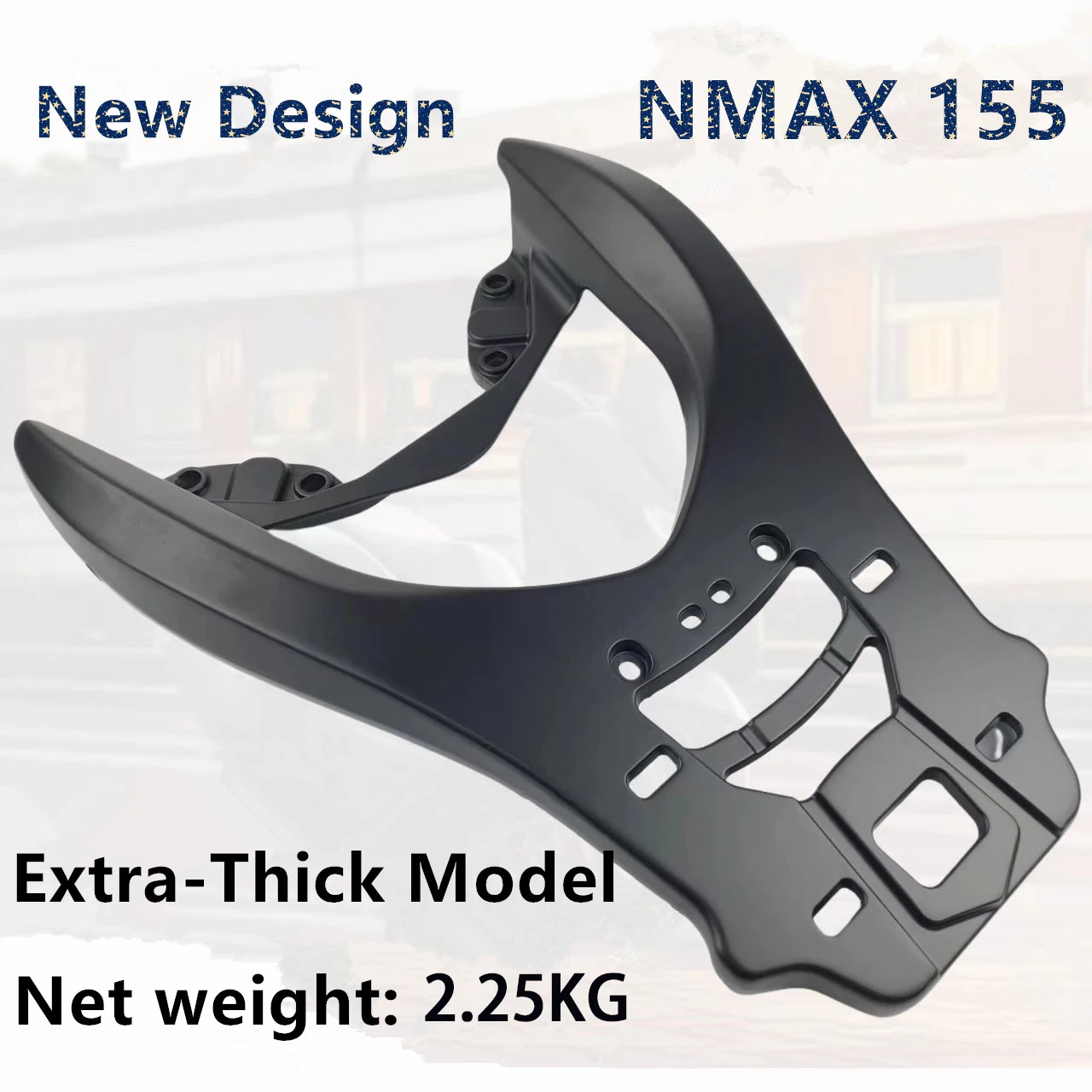 

Aluminum Motorcycle Rear Luggage Rack Storage Carrier Extended Shelf for Nmax N-max 155 125 Nmax155 Nmax125 V2 V3 2020-2026