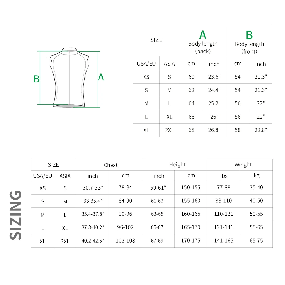 WOSAWE Women\'s Cycling Windproof Vest New Summer Sleeveless Waterproof Bicycle Shirt Breathable MTB Lightweight Bike Tops