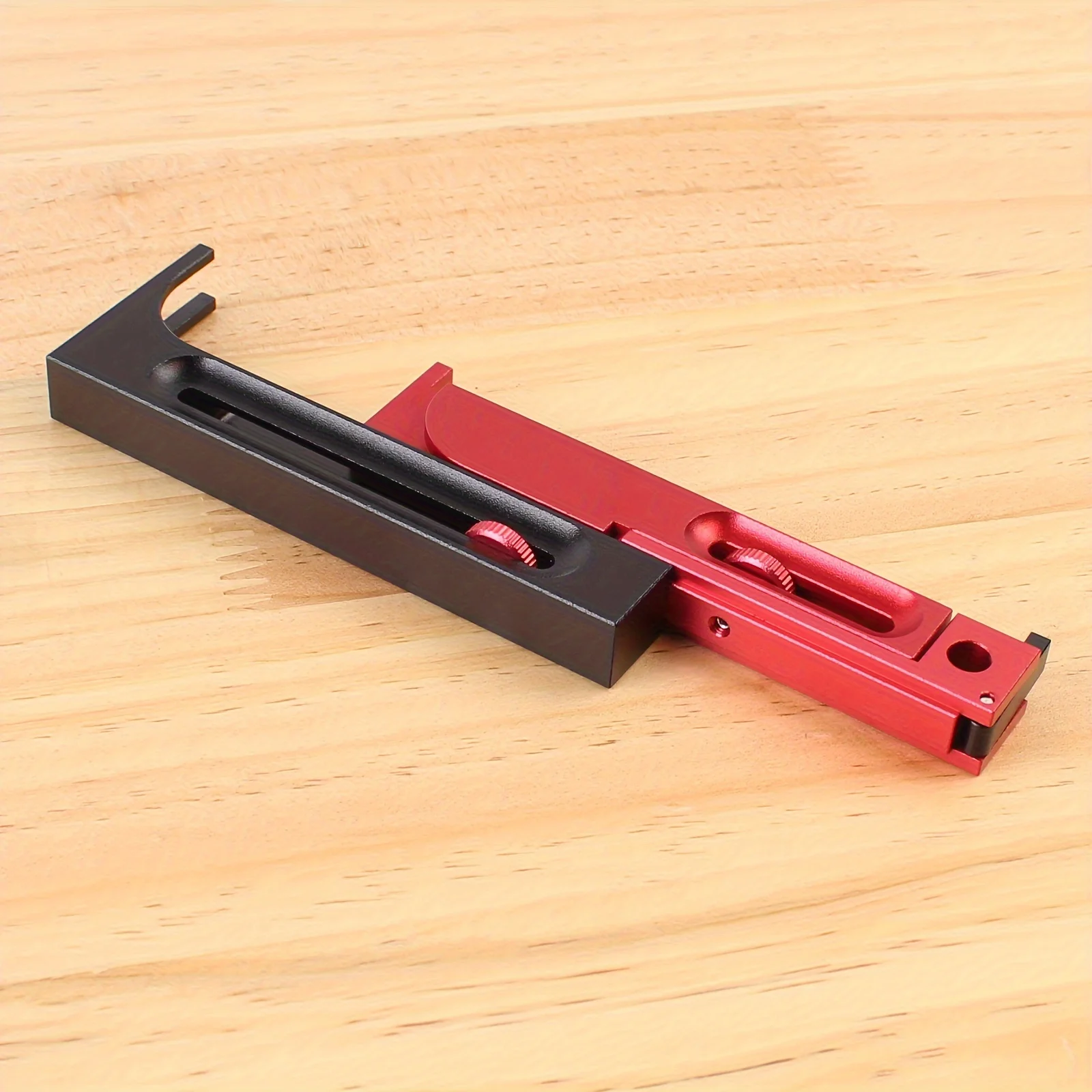 Multi-Function Woodworking Tool - Saw Table, Seam Adjuster & Tenon Maker with Measuring Block for Precision Length Compensation